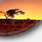 Designart - Solitary Tree in Namib Desert' African Landscape Metal Circle Wall Art